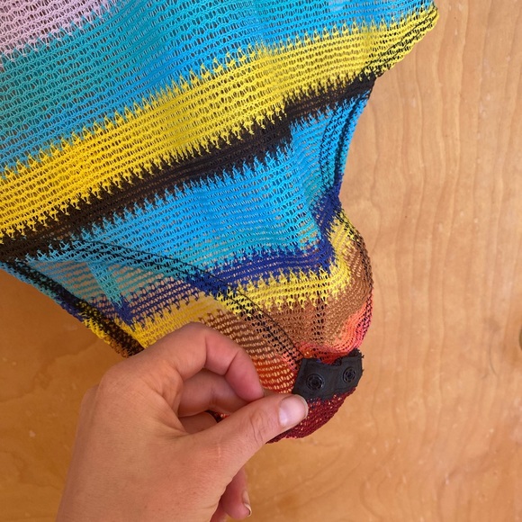 Colorful Mesh Bodysuit - Picture 3 of 3
